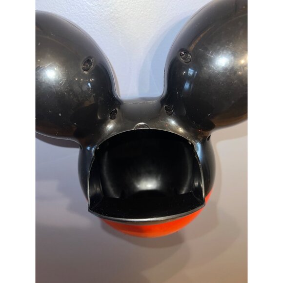 Official Disney Parks Mickey Mouse Balloon Ears Popcorn Bucket W Strap Disneyana - Picture 6 of 10